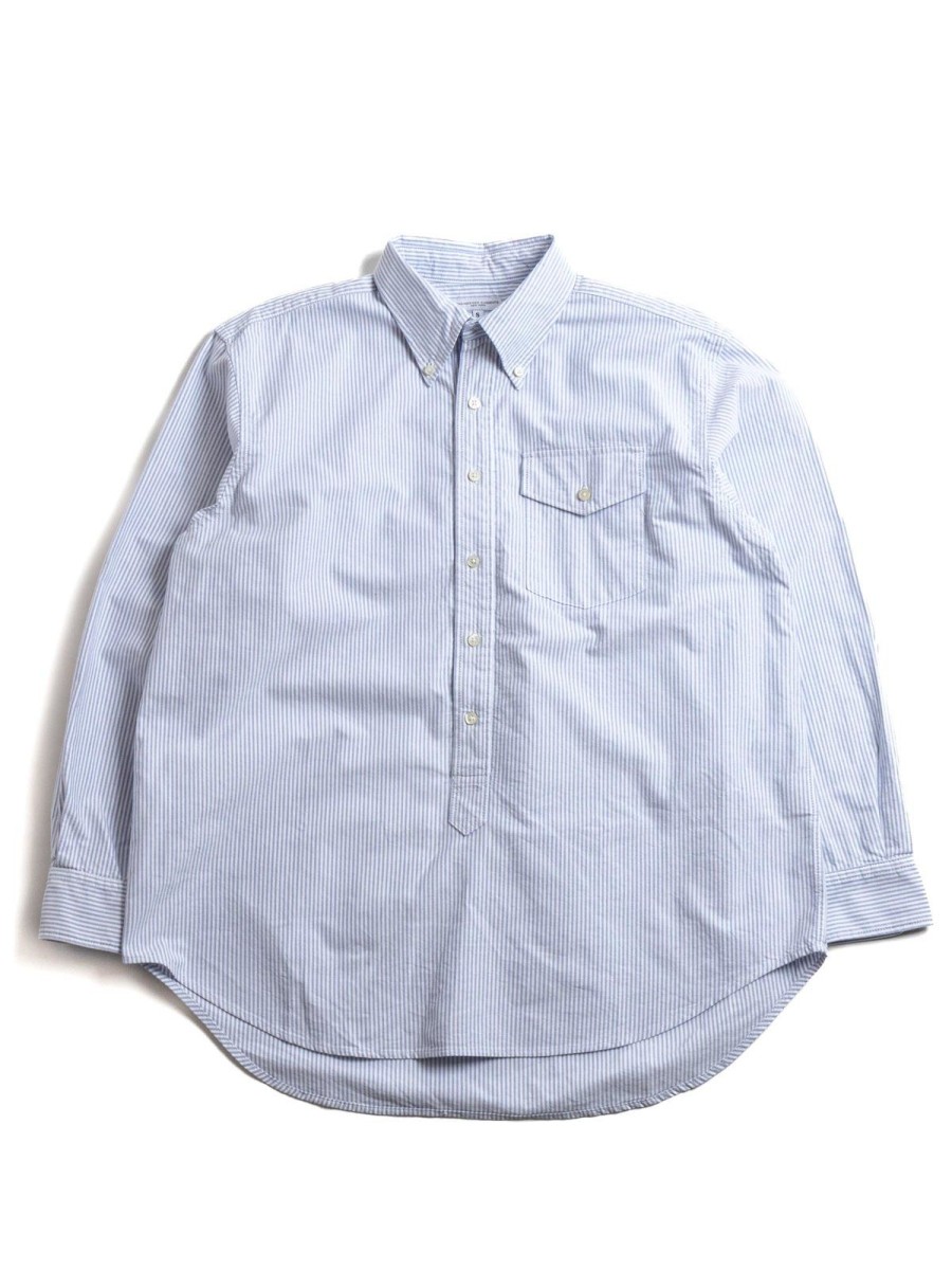 Engineered Garments Ivy Bd Shirt Navy Candy Stripe | Shirts