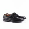 Alden for The Bureau Black Cordovan Long Wing Blucher | Footwear