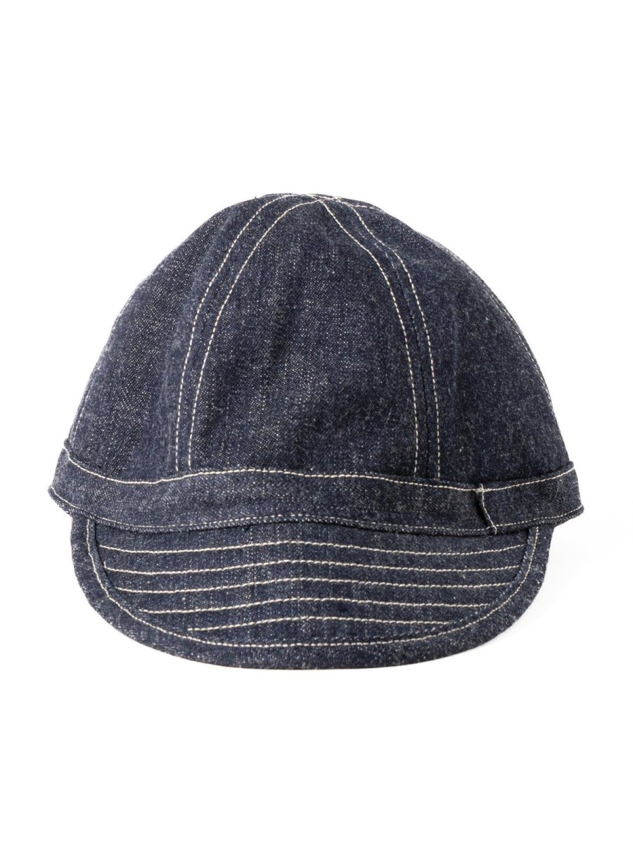 Warehouse & Co Lot 5242 Denim Cap Indigo | Headwear