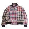 Engineered Garments Ll Jacket Navy Square Patchwork Madras | Jackets