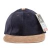 Poten Pig Suede 2 Tone Navy Baseball Cap | Headwear