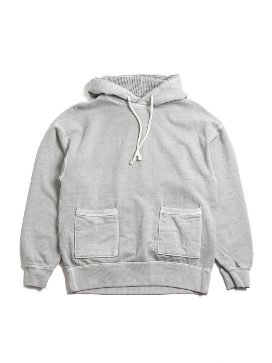 Jackman Faded Sweat Parka Fade Silver | Sweatshirt & Hoodies