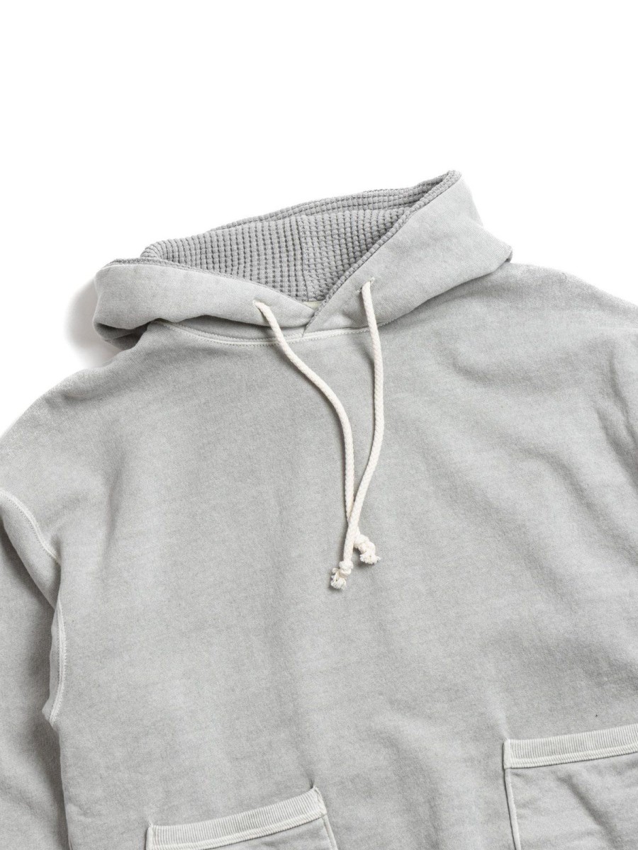 Jackman Faded Sweat Parka Fade Silver | Sweatshirt & Hoodies