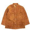 orSlow Utility Coverall Cow Leather Brown | Jackets