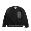 and wander Shetland Wool Sweater Black | Knitwear