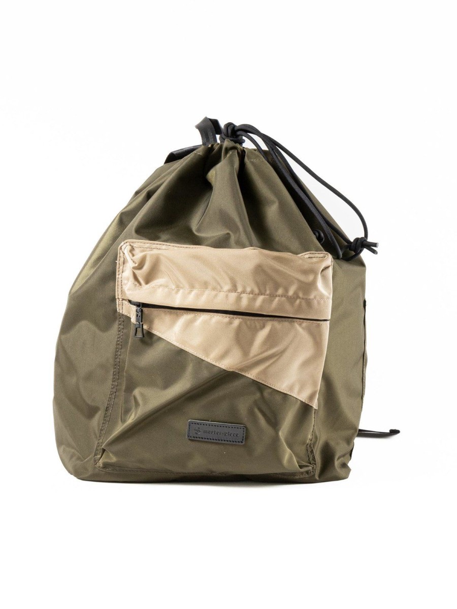 Master–Piece Slant Backpack Khaki | Bags & Luggage