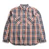 Warehouse & Co Lot 3104 Flannel Shirt (Ow) Pattern C Navy | Shirts