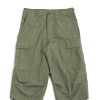 orSlow oddments Vintage Fit 6 Pocket Cargo Shorts Ripstop Army Green | Shorts