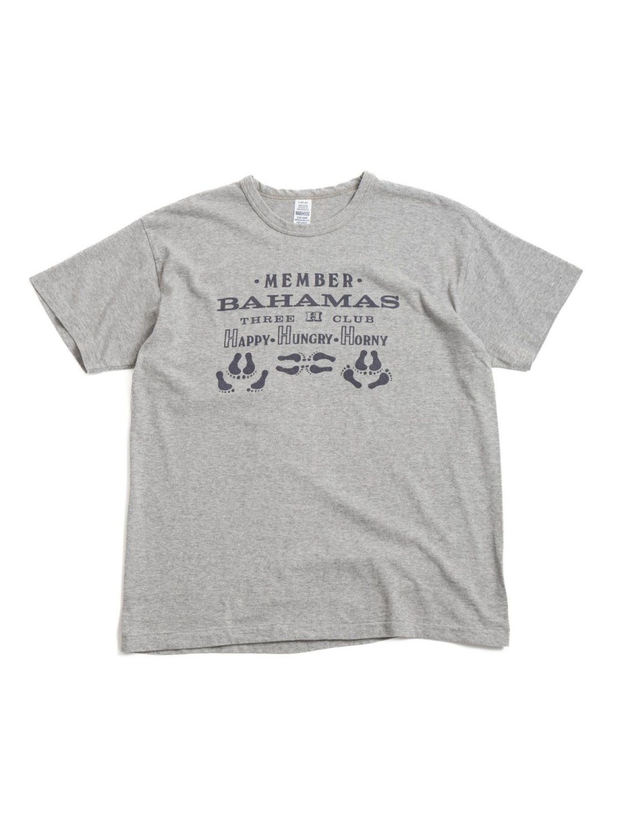 Warehouse & Co Lot 4064 Bahamas T Shirt Grey | T Shirt S/S Print