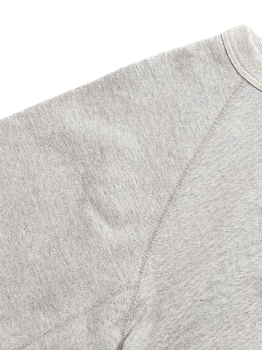 DUBBLE WORKS Lot.83003 01 Bridge Port Printed Sweat H.Grey | Sweatshirts