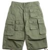 Engineered Garments Fa Short Olive Cotton Ripstop | Shorts