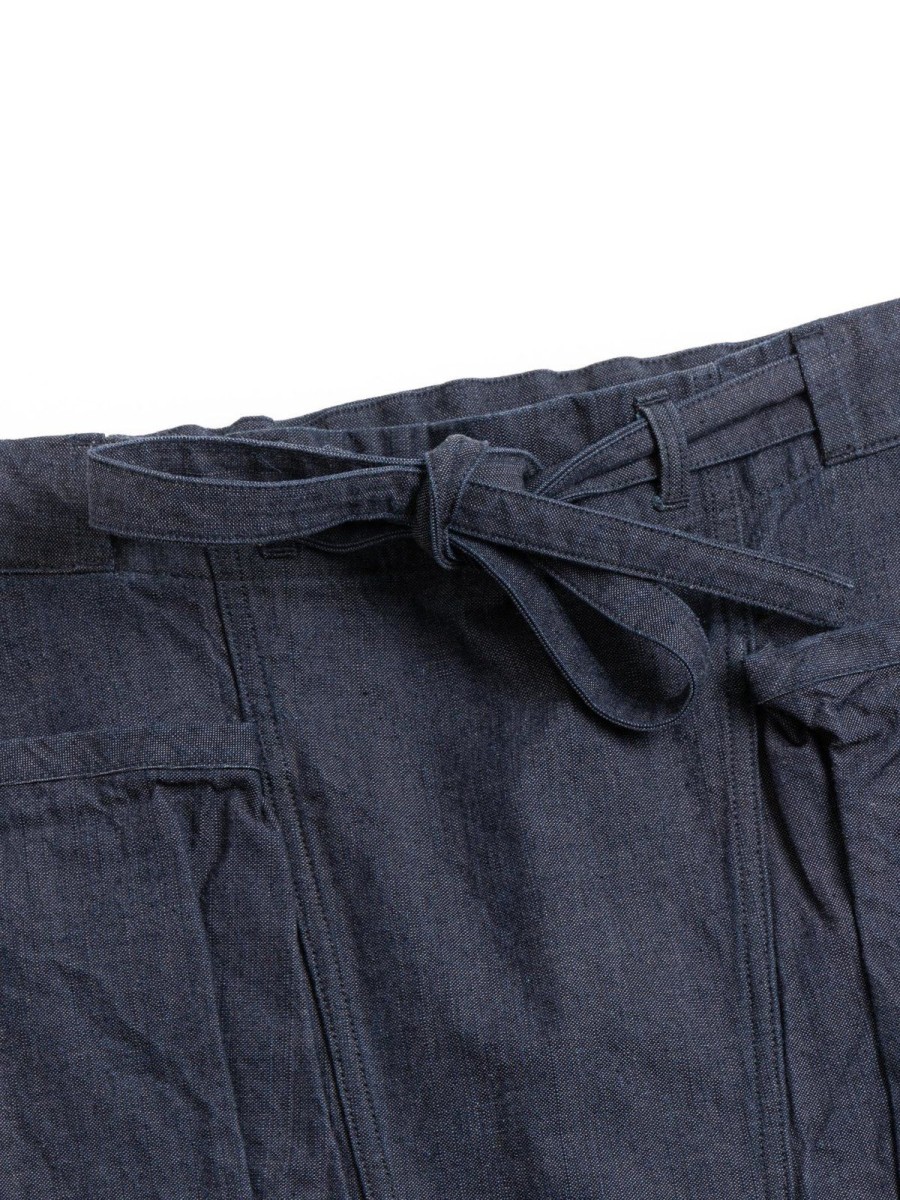 SNOW PEAK APPAREL Organic Cotton Canvas Noragi Pants Indigo | Trousers