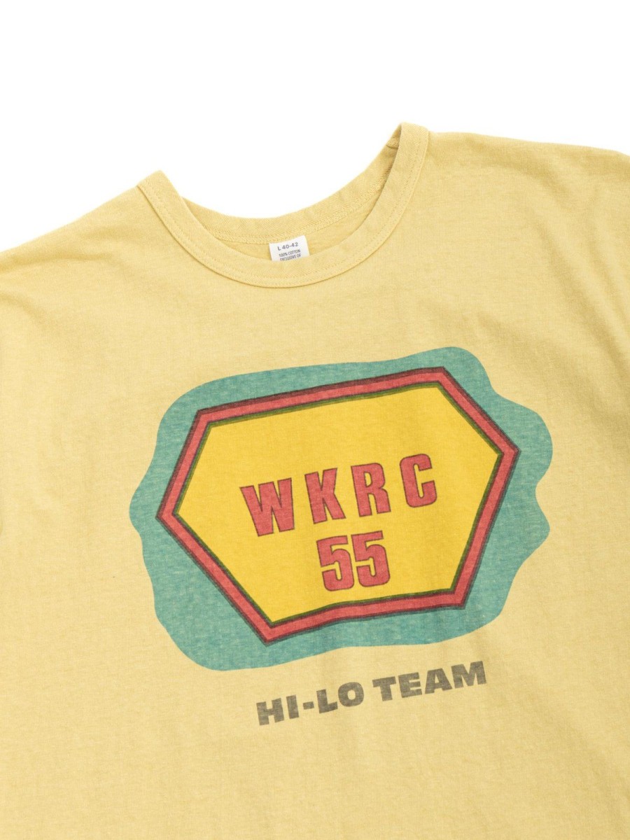 Warehouse & Co Lot 4064 Wkrc 55 T Shirt Yellow | T Shirt S/S Print