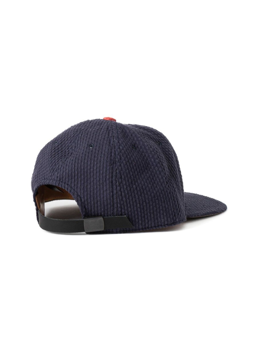 Poten Dobby Cloth Baseball Cap Navy | Headwear