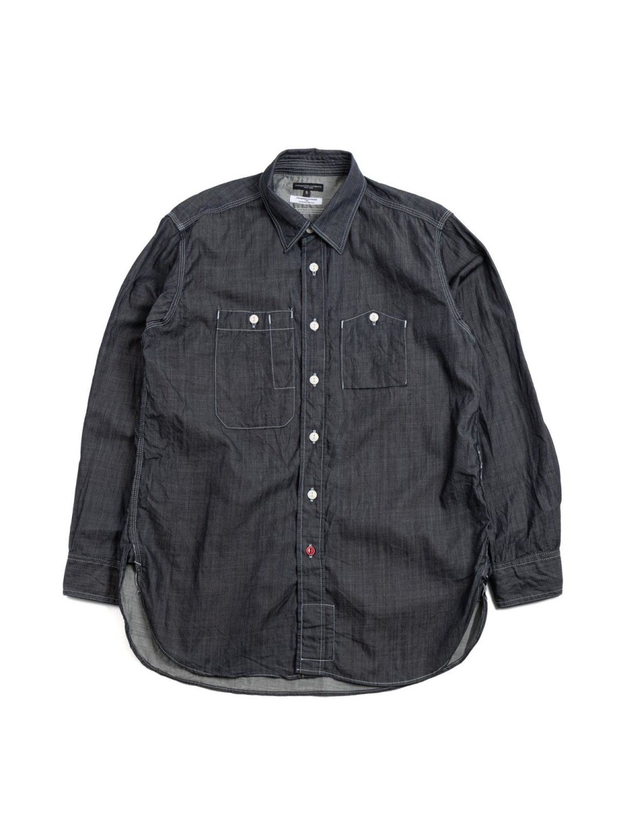 Engineered Garments For The Bureau Work Shirt Japanese Blue Light Denim (Tbb Exclusive) | Shirts