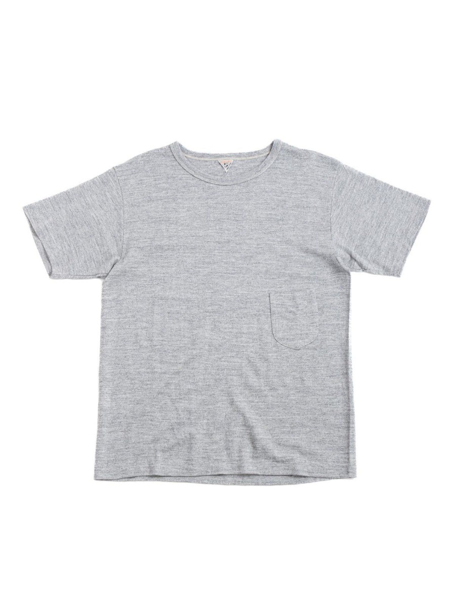 Filmelange Wl Dizzy (Wool Linen) Pocket Tee Campione Melange | T Shirts S/S