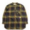 and wander Thermonel Check Pullover Shirt Khaki | Shirts