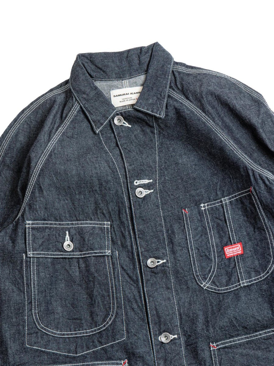 SAMURAI Hjca D10Oz Coverall 10Oz Selvedge Denim | Jackets