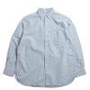 Nanamica Button Down Wind Shirt Grayish Navy | Shirts