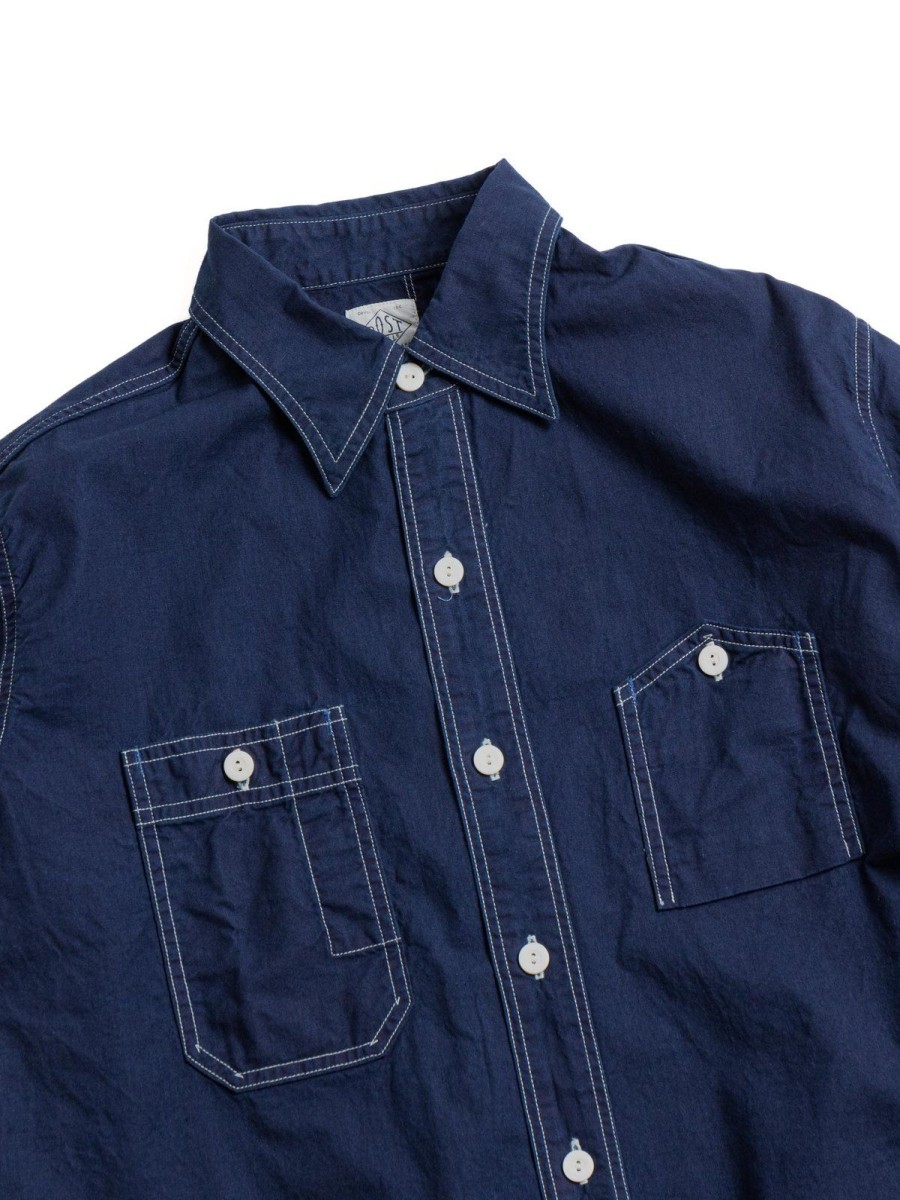 Post O’alls No.6 Shirt Summer Sheeting Indigo | Shirts