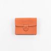 KREIS Cognac Italian Calf Small Wallet | Wallets