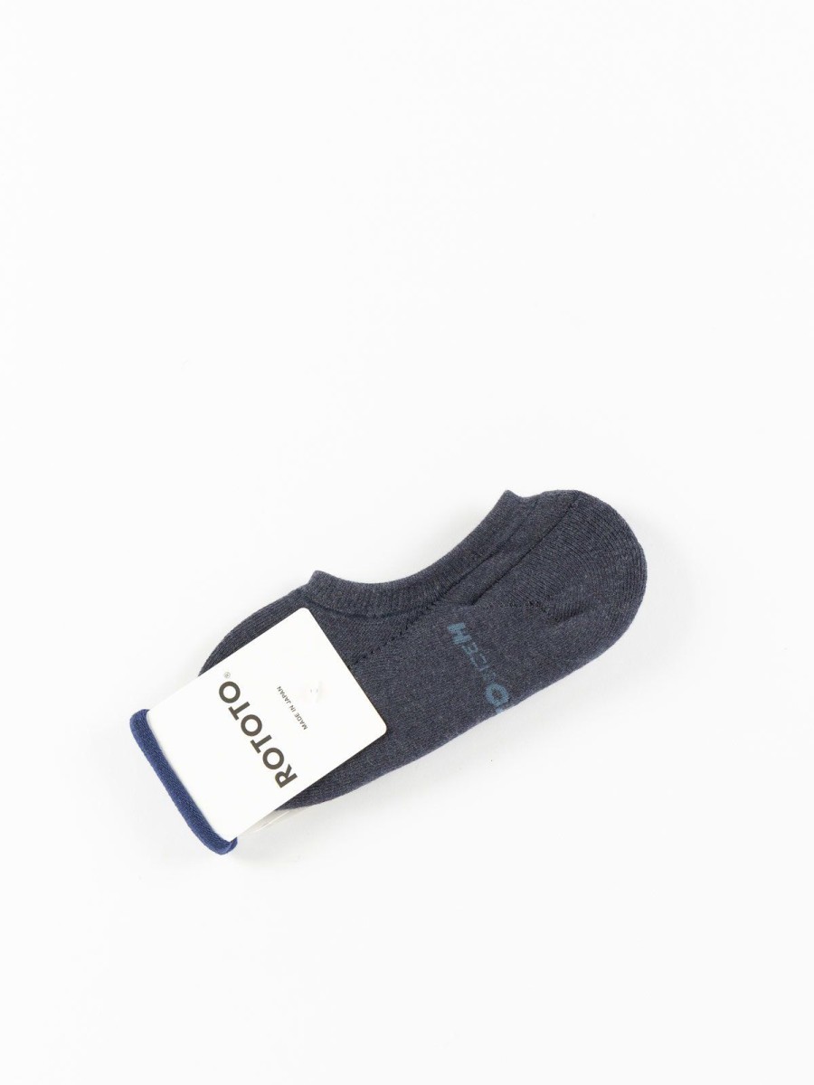 RoToTo Pile Foot Cover Navy | Socks