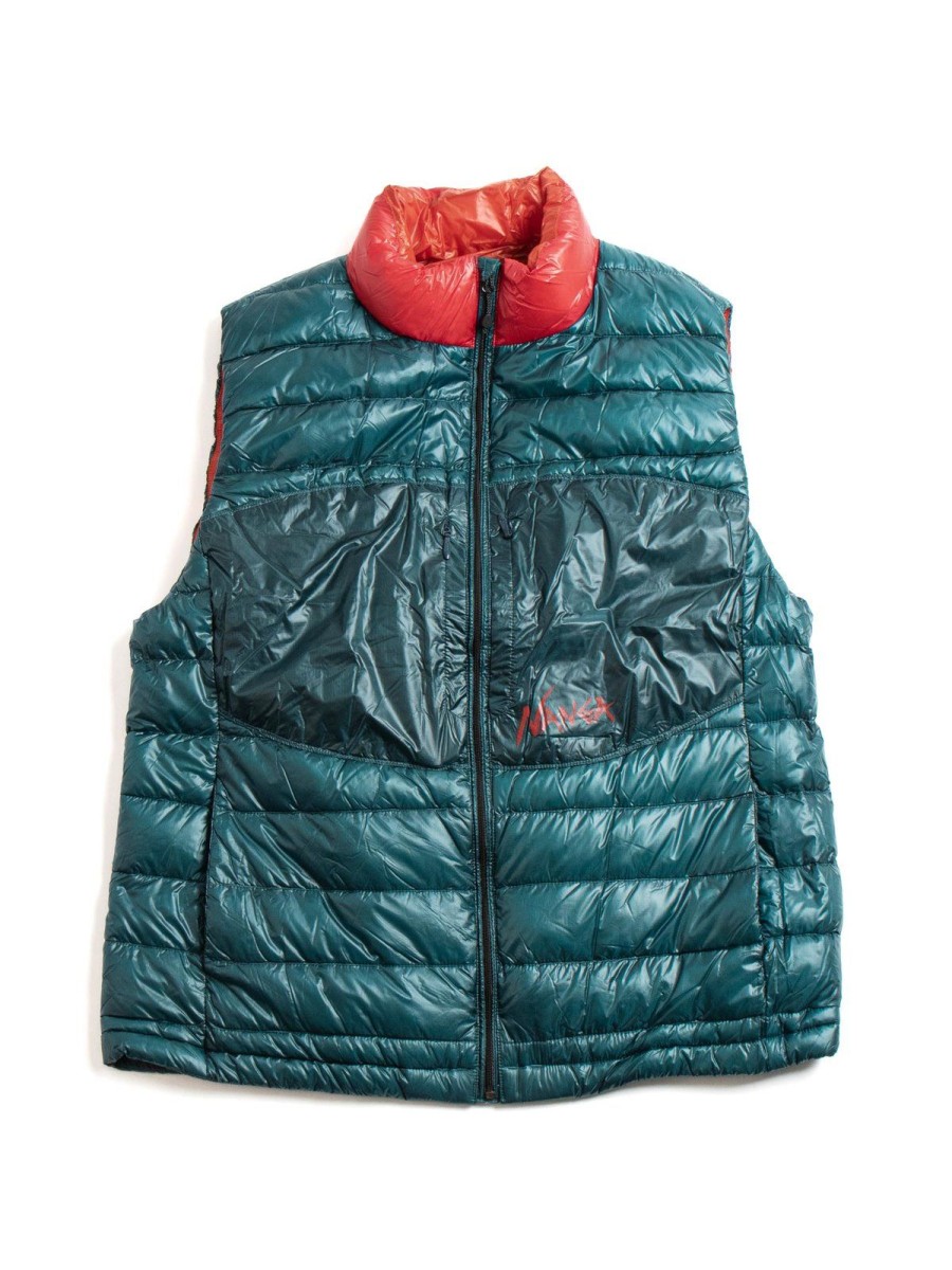 NANGA Aerial Down Vest Packable Navy | Outerwear