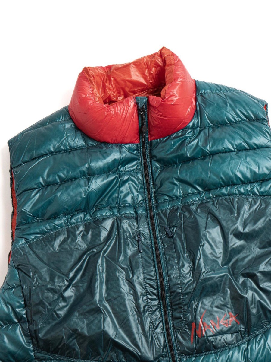 NANGA Aerial Down Vest Packable Navy | Outerwear