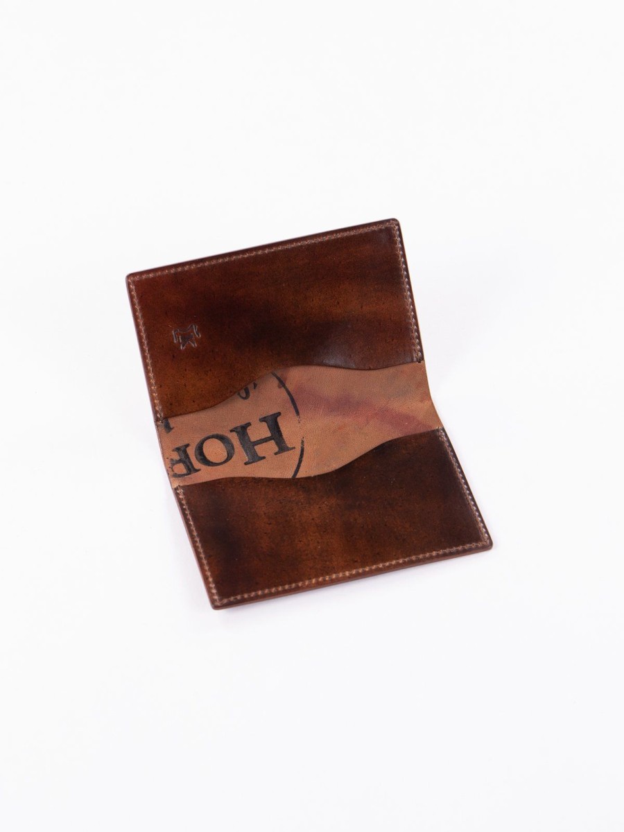 KREIS Washed Color 8 Horween Cordovan 1 1 Card Case | Wallets