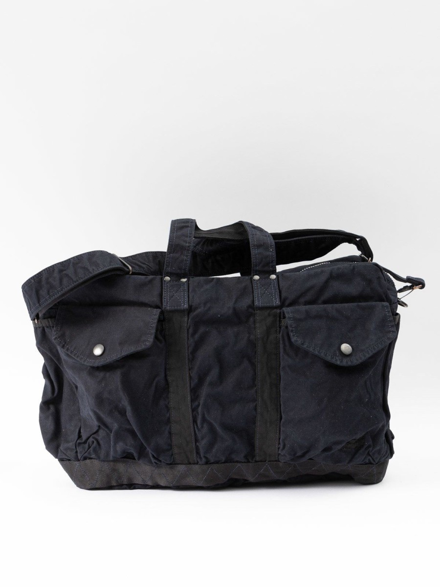 Porter – Yoshida & Co Ltd Crag 2Way Boston Bag (L) Navy | Bags & Luggage