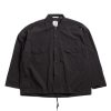 Nanamica Cotton Wool Deck Shirt Black | Shirts