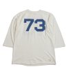 Warehouse & Co Lot 4063 Sleeve Football No.73 Tee Off White | T Shirts L/S