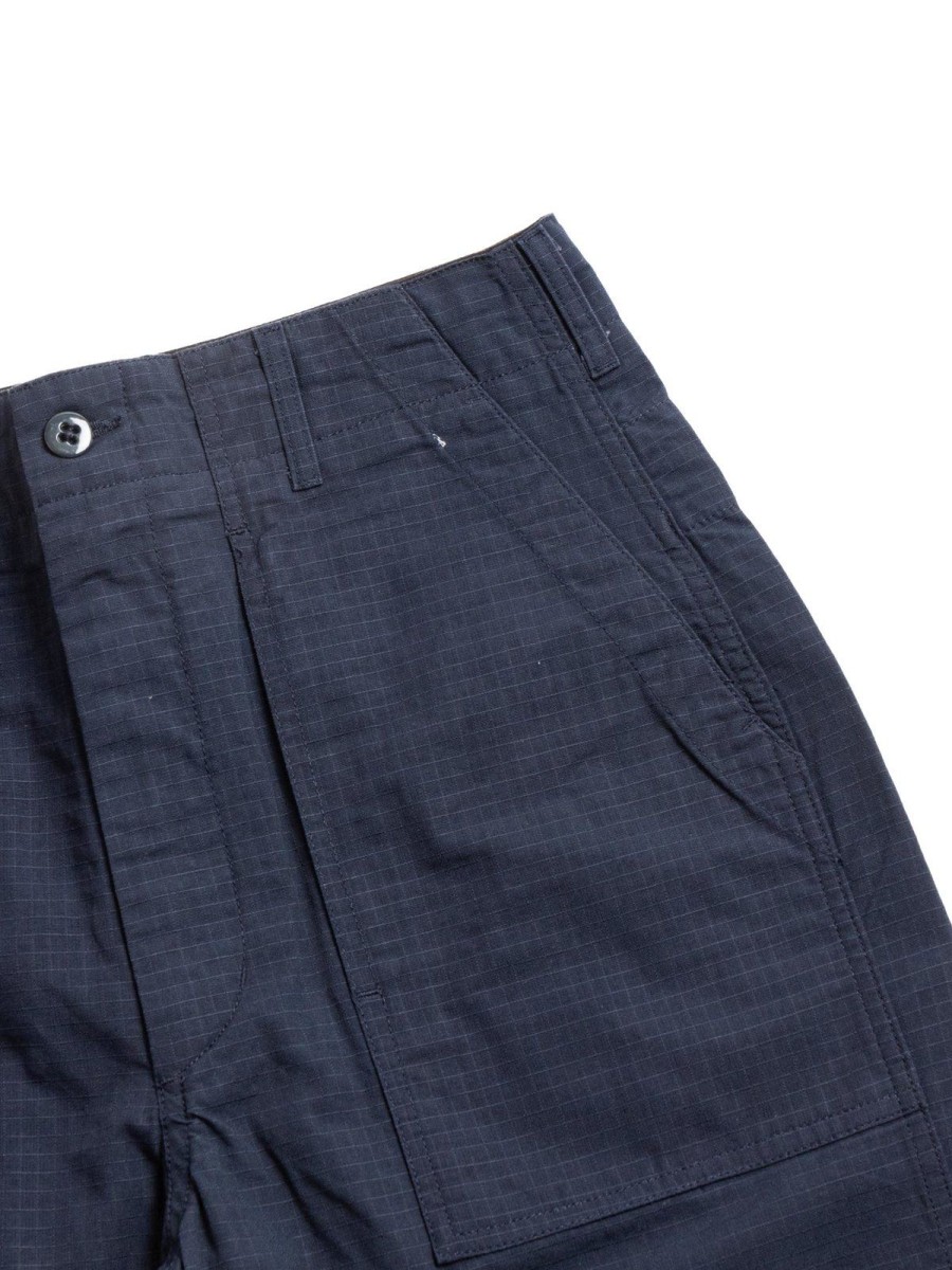 Engineered Garments Fatigue Pant Navy Cotton Ripstop | Trousers