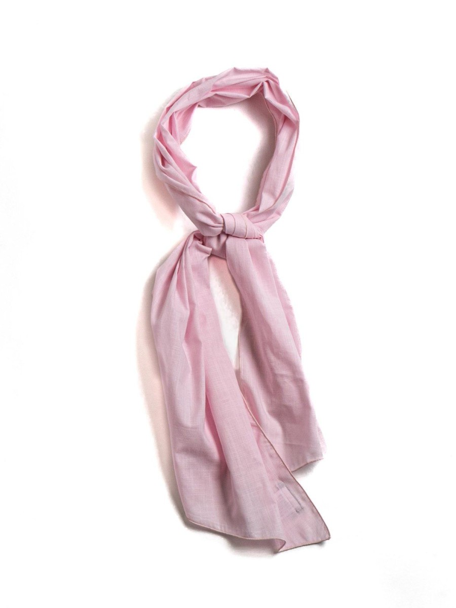 Engineered Garments Long Scarf Pink Cotton Handkerchief | Scarves & Shawls