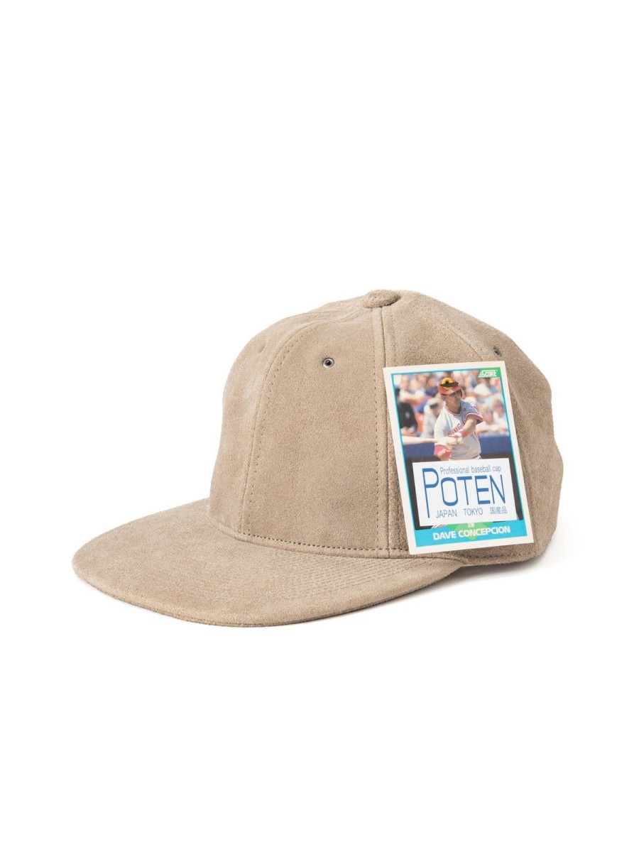 Poten Suede Sp Baseball Cap Lt.Beige | Headwear