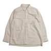 SNOW PEAK APPAREL Takibi Light Denim Utility Shirt Ecru | Jackets