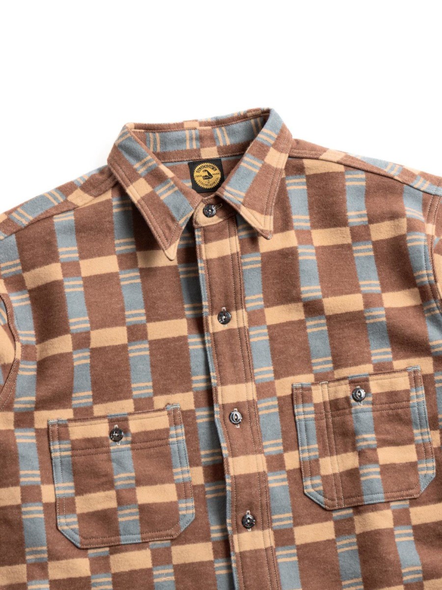 Warehouse & Co John Gluckow Jg 22 The Heater Brown | Shirts