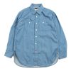 Engineered Garments For The Bureau Work Shirt Lt Blue Japanese Denim Tbb Exclusive | Shirts