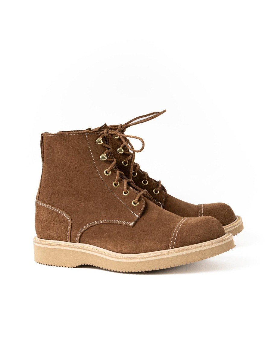 Tricker’s For The Bureau Cfs Repello Snuff Suede Tbb Combat Boot | Footwear