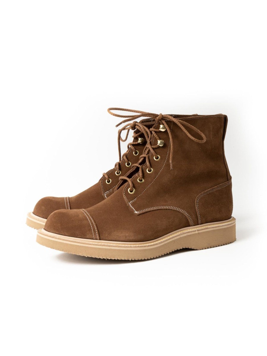 Tricker’s For The Bureau Cfs Repello Snuff Suede Tbb Combat Boot | Footwear