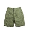 Engineered Garments Fatigue Short Olive Cotton Hemp Satin | Shorts