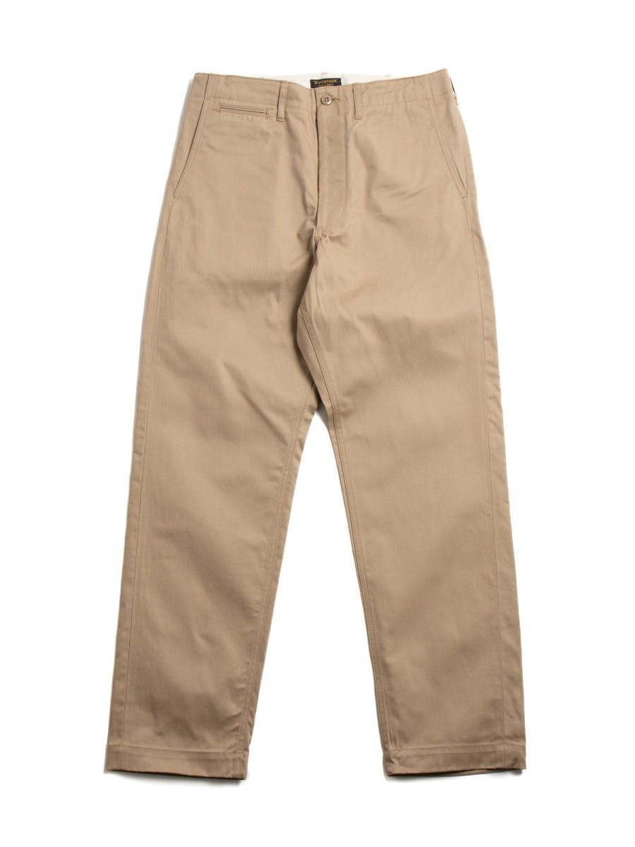 *A Vontade Classic Chino Trouser Beige | Trousers