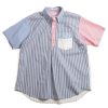 Engineered Garments Popover Db Shirt Navy Candy Stripe Broadcloth | Shirts