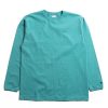 DUBBLE WORKS Lot.58001 H.W. L/S Tee Pigment Dye Turquoise | T Shirts L/S