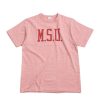 Warehouse & Co Lot 4096 Heather Msc T Shirt Red | T Shirt S/S Print