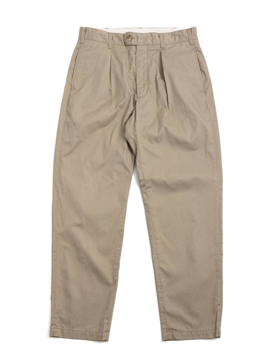 Engineered Garments Carlyle Pant Khaki Highcount Twill | Trousers