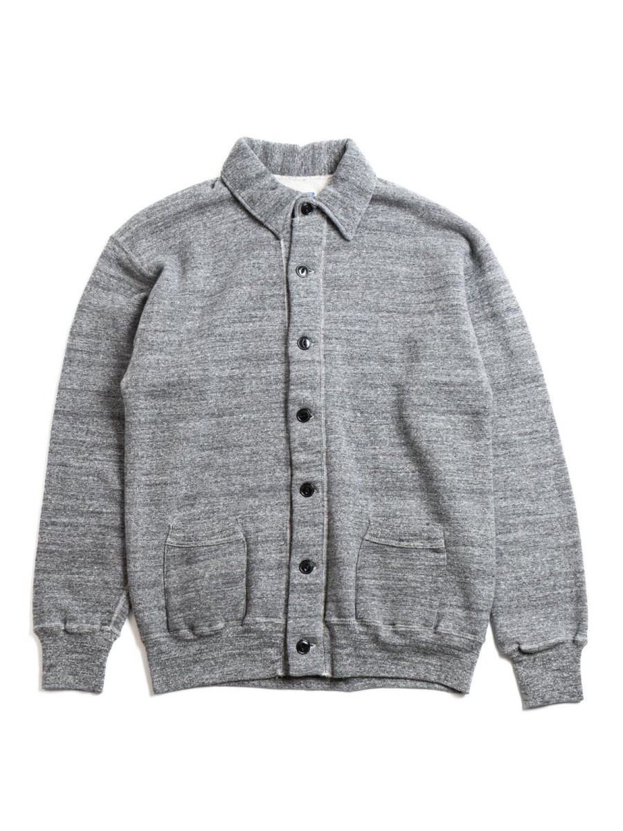 DUBBLE WORKS Lot 86016 Loop Wheel Sweat Jacket H.Grey | Sweatshirts