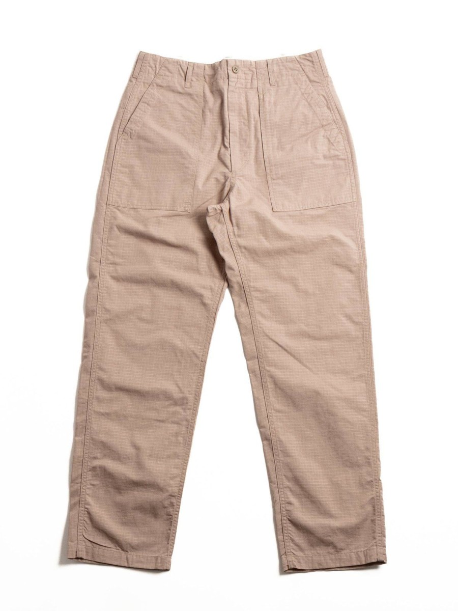 Engineered Garments Fatigue Pant Khaki Cotton Ripstop | Trousers