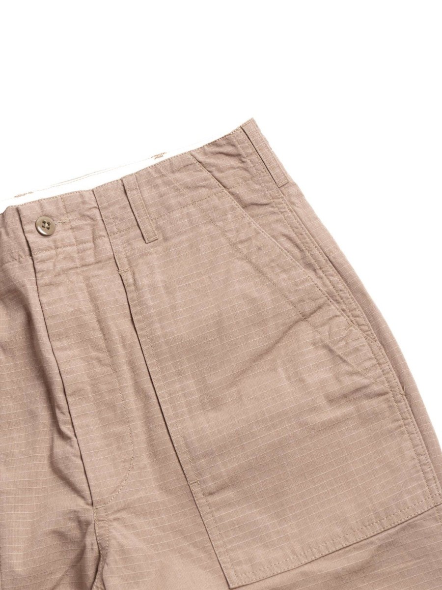 Engineered Garments Fatigue Pant Khaki Cotton Ripstop | Trousers