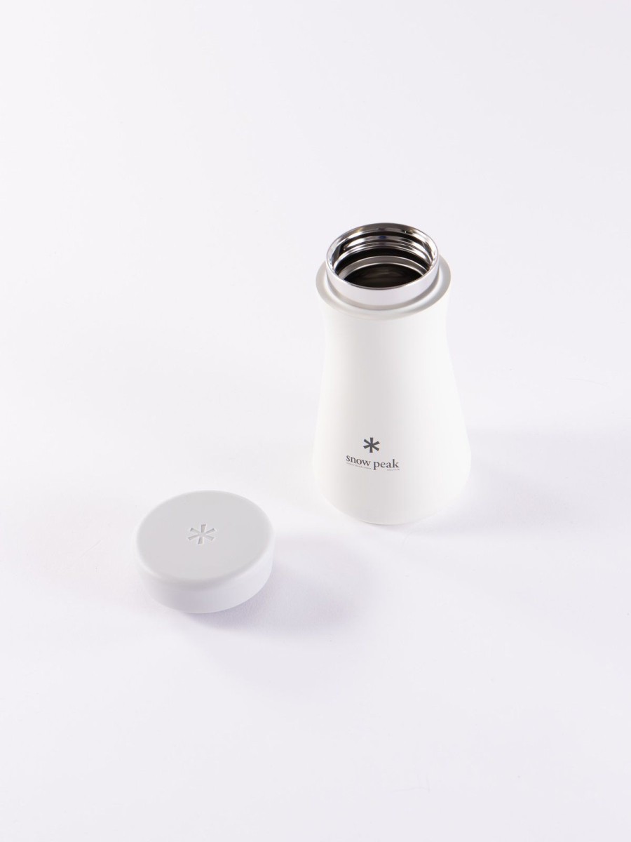 Snow Peak White Tsuzumi 350 Stainless Vacuum Bottle | Home